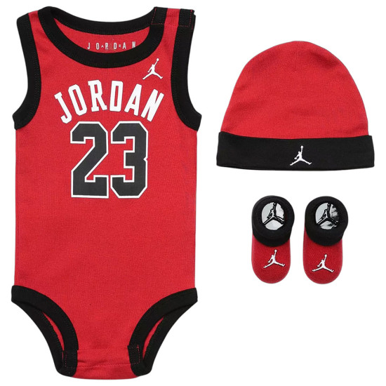 Jordan Βρεφικό σετ 23 Jersey 3-Piece Bodysuit Box Set